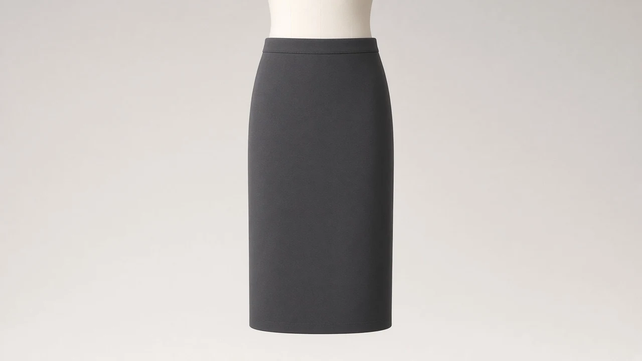 Charcoal Pencil Midi Skirt – Charcoal Ponte Kids Western Pencil Midi | Custom Tailored