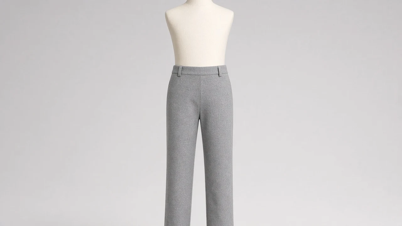 Grey Soft Stretch Pants – Boys Soft Grey Stretch Cotton Pants | Custom Tailored