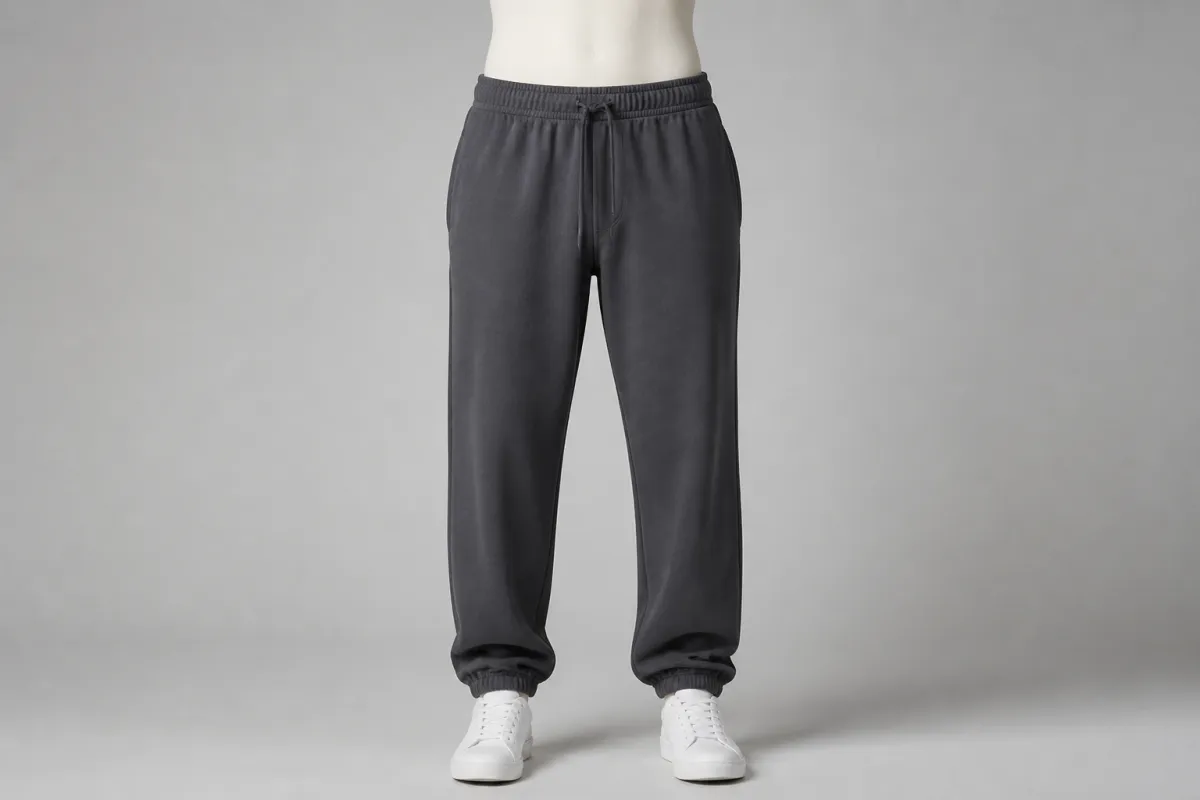 Charcoal Loose Jogger Pants – Charcoal Cotton Loose Jogger | Custom Tailored