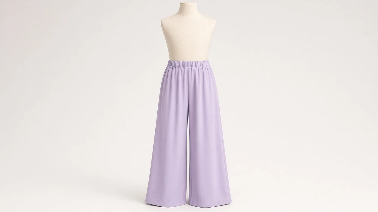 Lavender Palazzo Pants – Girls Lavender Soft Palazzo Pants | Custom Tailored