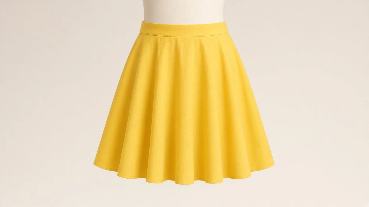 Yellow Cotton Circle Skirt – Yellow Cotton Kids Western Circle Skirt | Custom Tailored