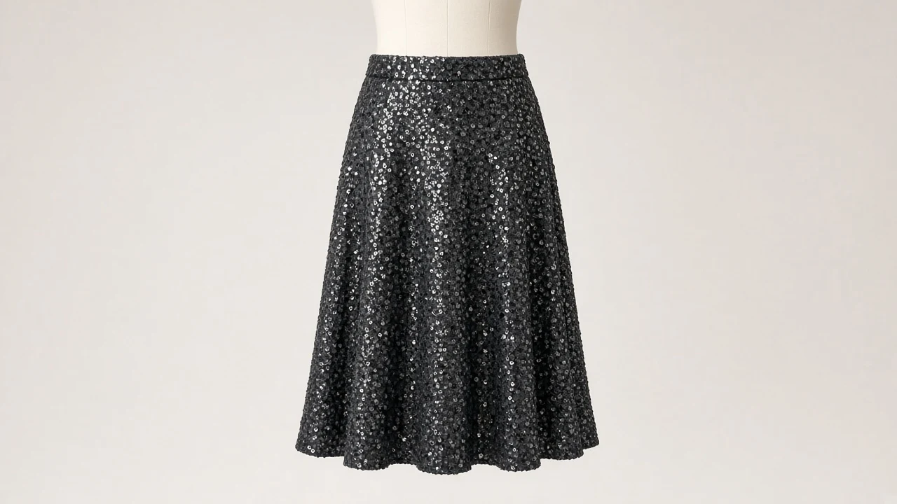 Charcoal Sequin Midi Skirt – Charcoal Sequin Kids Western Party Midi | Custom Tailored
