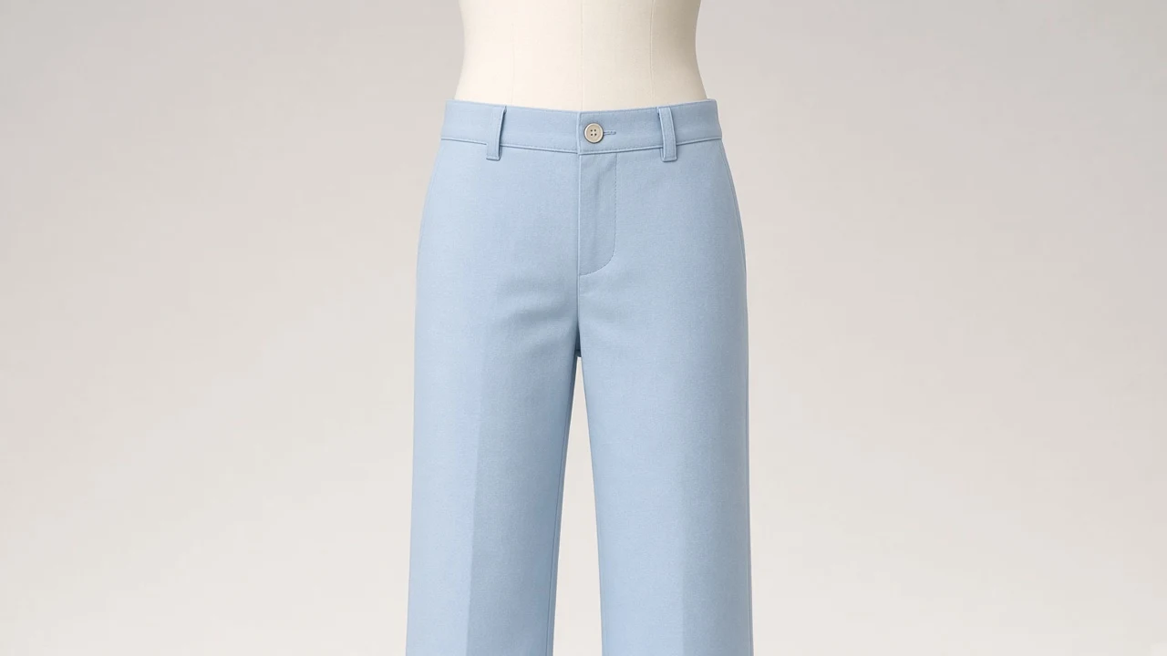 Powder Blue Cotton Pants – Boys Powder Blue Soft Cotton Pants | Custom Tailored