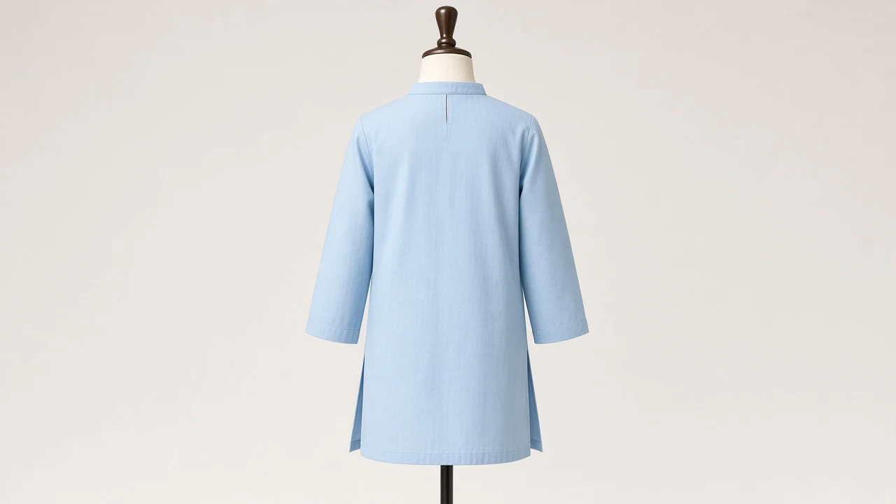 Sky Blue Cotton Kurta Set – Boys' Sky Blue Cotton Festive Kurta Pajama | Custom Tailored Kids