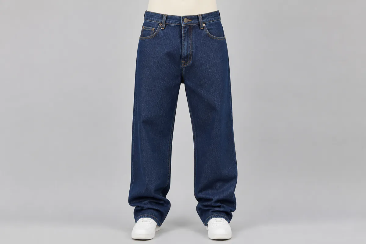 Indigo Baggy Jeans – Indigo Denim Oversized Baggy Jeans | Custom Tailored