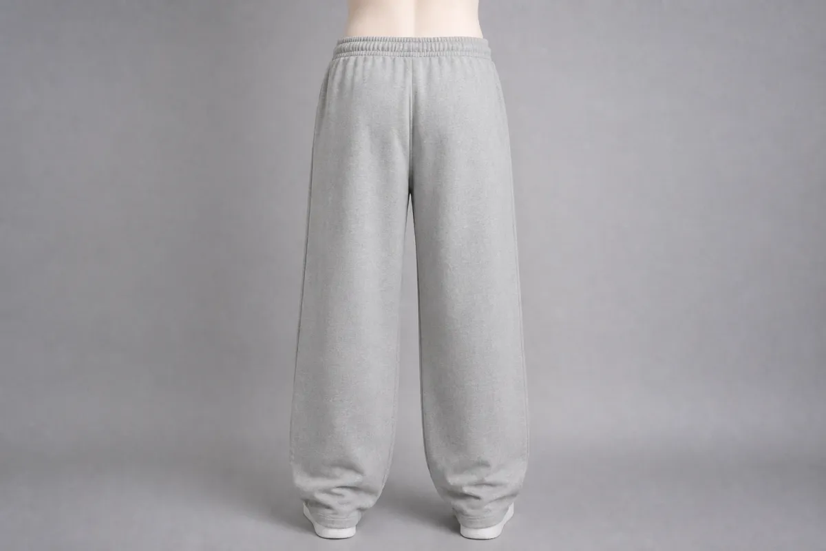 Grey Drawstring Baggy Pants – Grey Cotton Loose Drawstring Pants | Custom Tailored