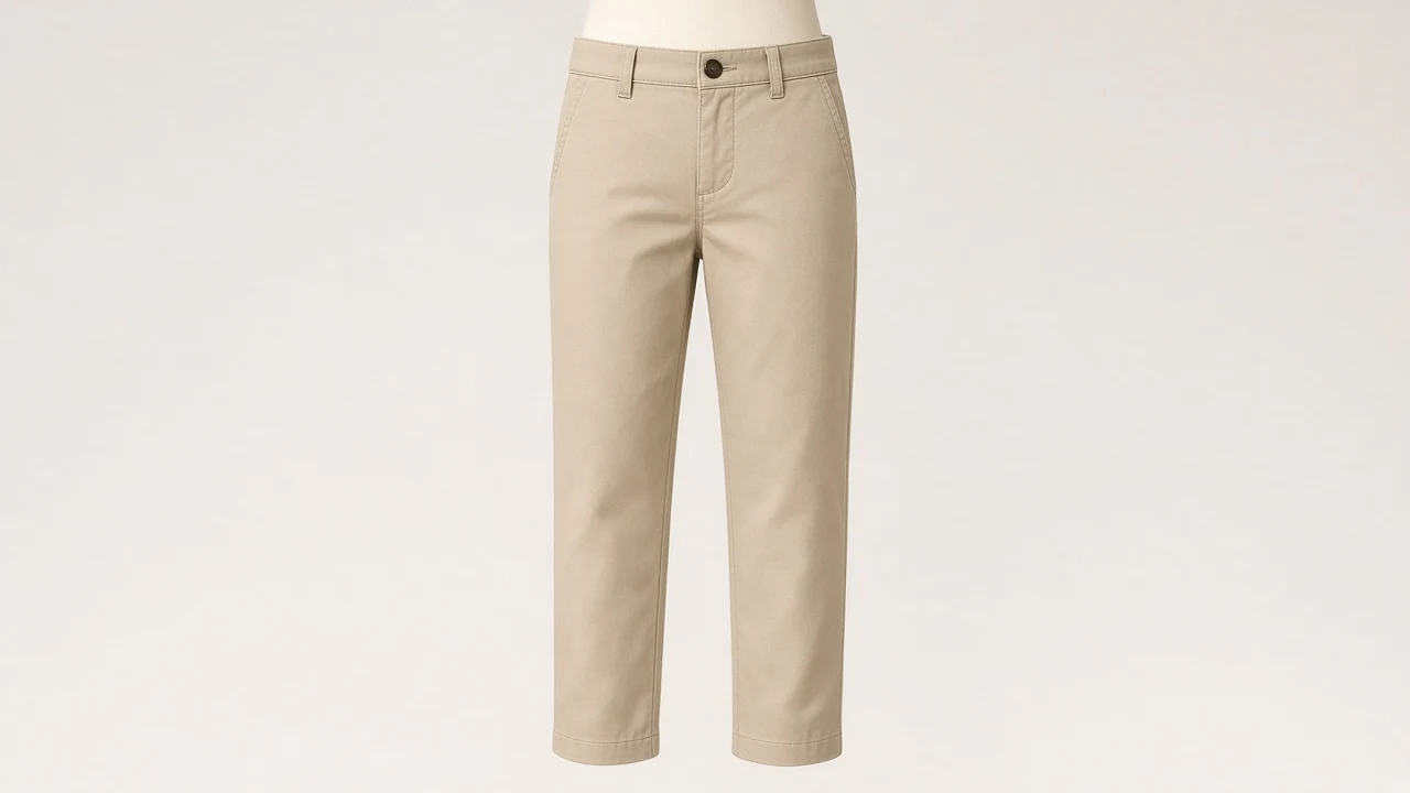 Stone Cotton Chino Pants – Boys Stone Grey Chinos | Custom Tailored