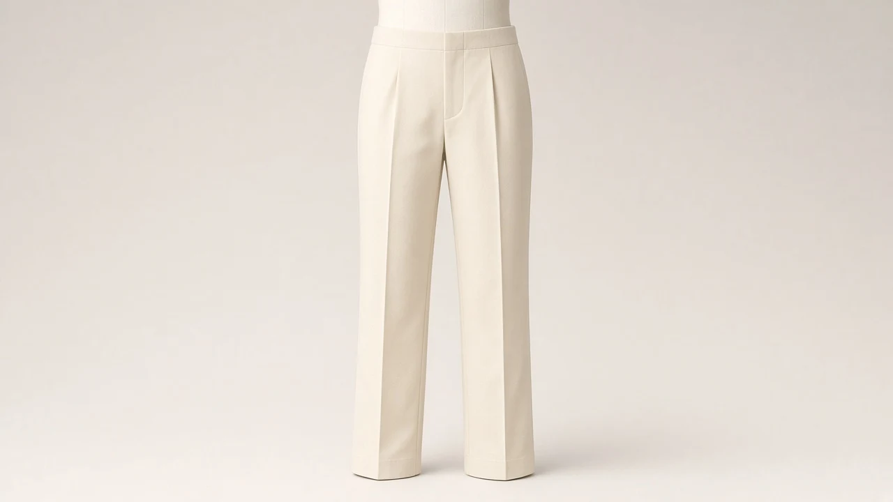 Cream Cotton Formal Pants – Boys Cream Cotton Dress Pants | Custom Tailored