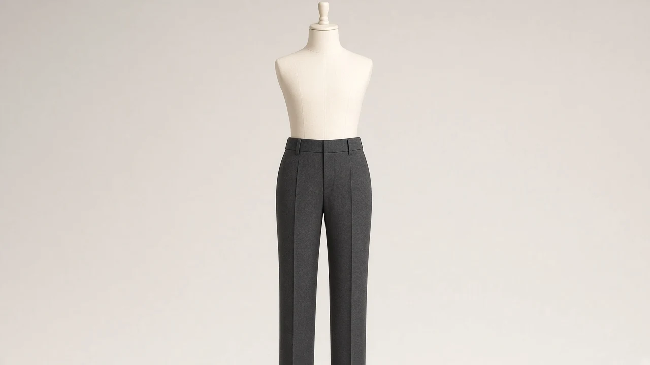 Charcoal Soft Wool Pants – Girls Charcoal Soft Wool School Pants | Custom Tailored