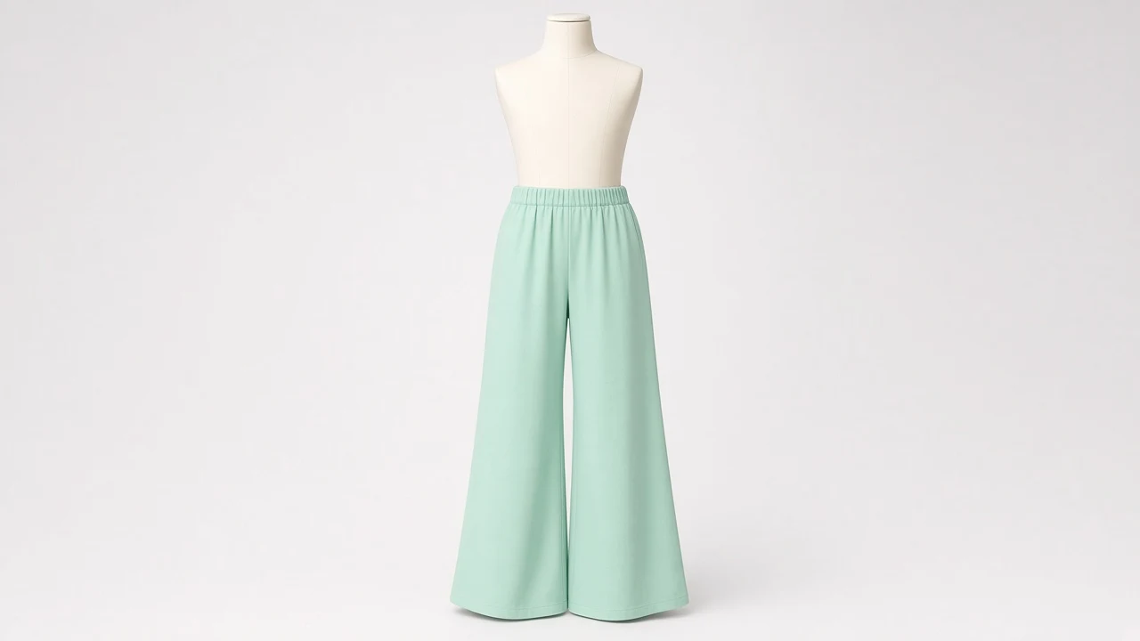 Mint Palazzo Pants – Girls Mint Green Soft Palazzo Pants | Custom Tailored