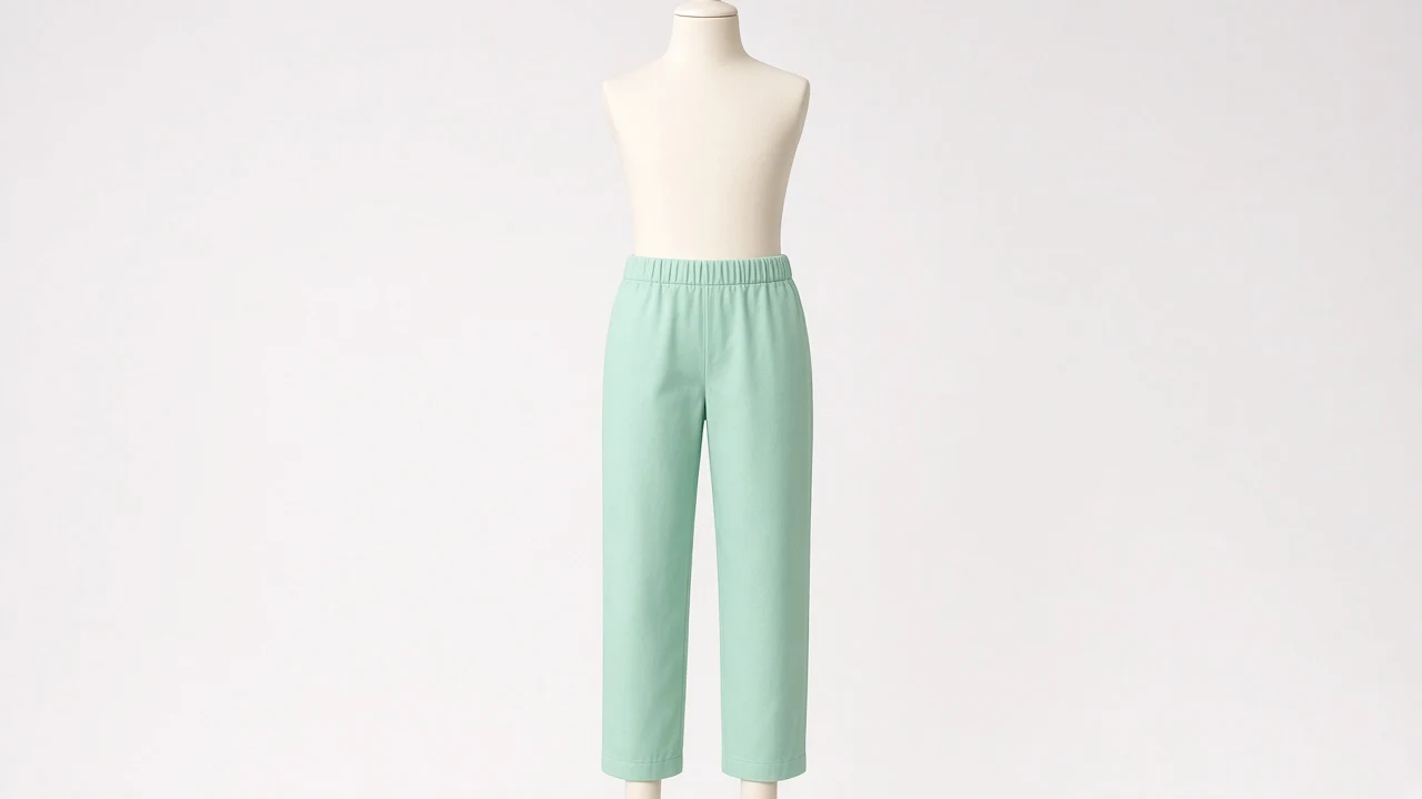 Mint Soft Cotton Pants – Girls Mint Soft Cotton Everyday Pants | Custom Tailored