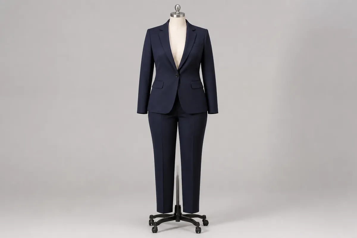 Navy Blazer Pants Co-ord – Navy Matching Blazer with Trousers | Custom Tailored