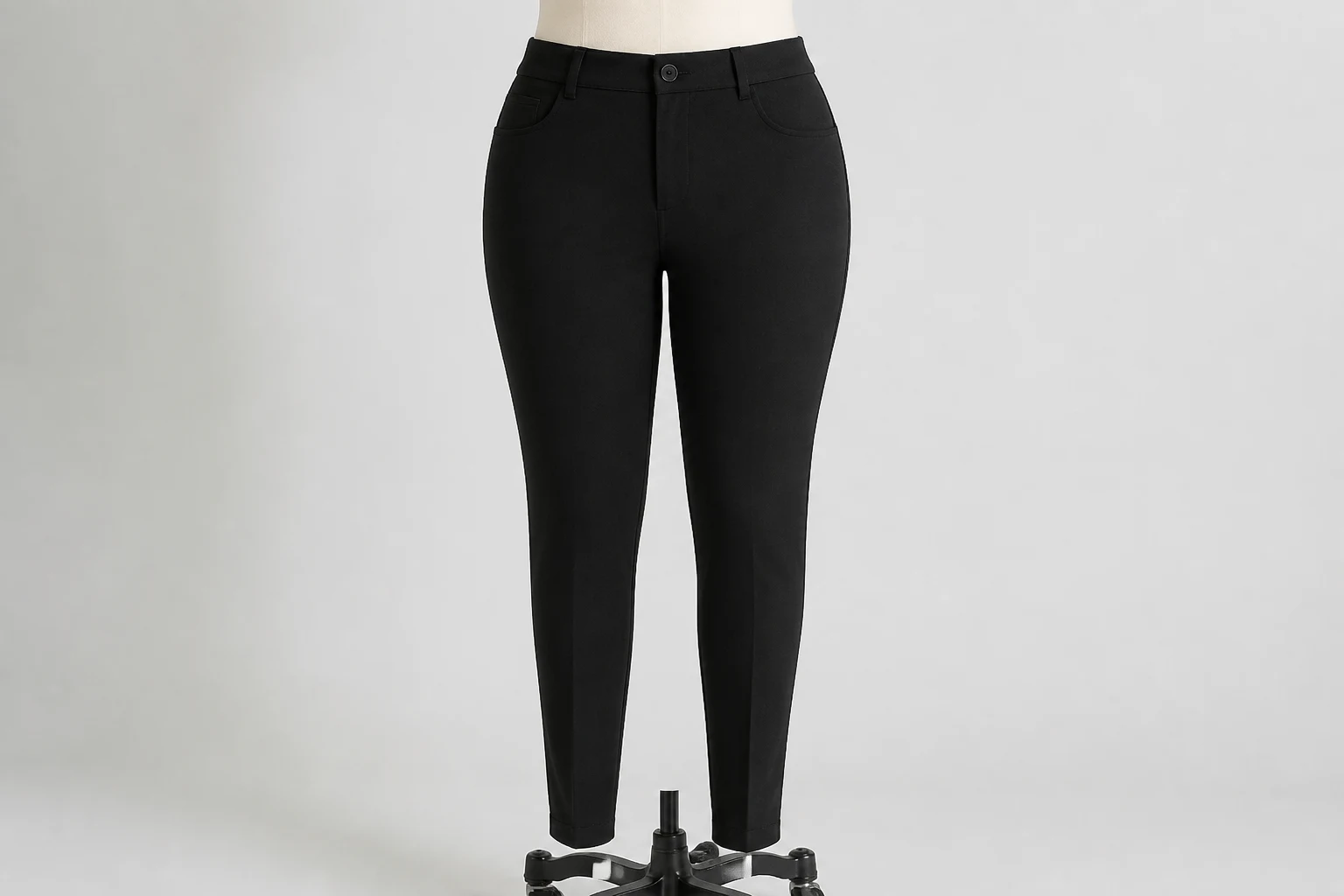 Black Pencil Pants – Black Ponte Western Pencil Pants | Custom Tailored