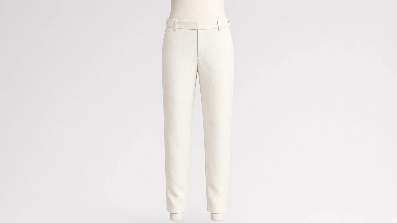 White Linen Pants – Boys White Linen Smart Pants | Custom Tailored