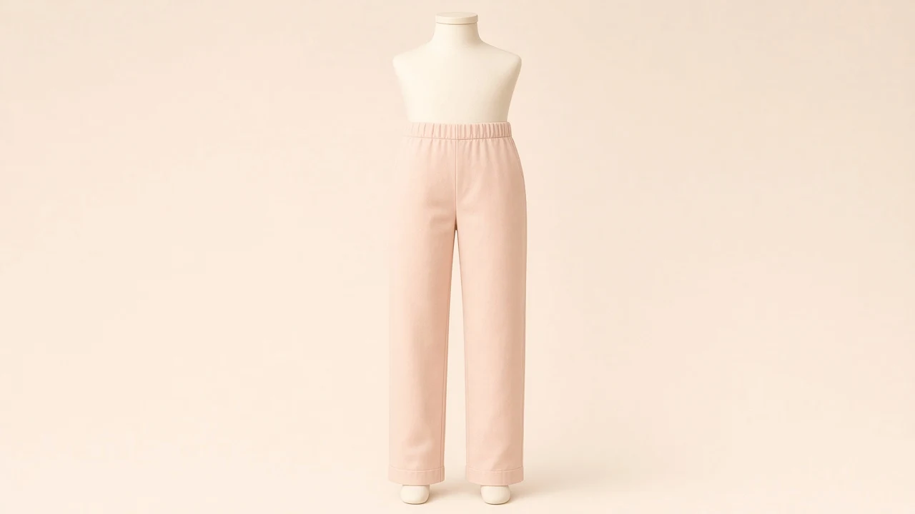 Peach Soft Cotton Pants – Girls Peach Soft Cotton Everyday Pants | Custom Tailored