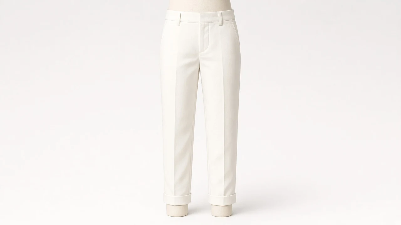 White Cotton Chino Pants – Boys White Cotton Chinos | Custom Tailored