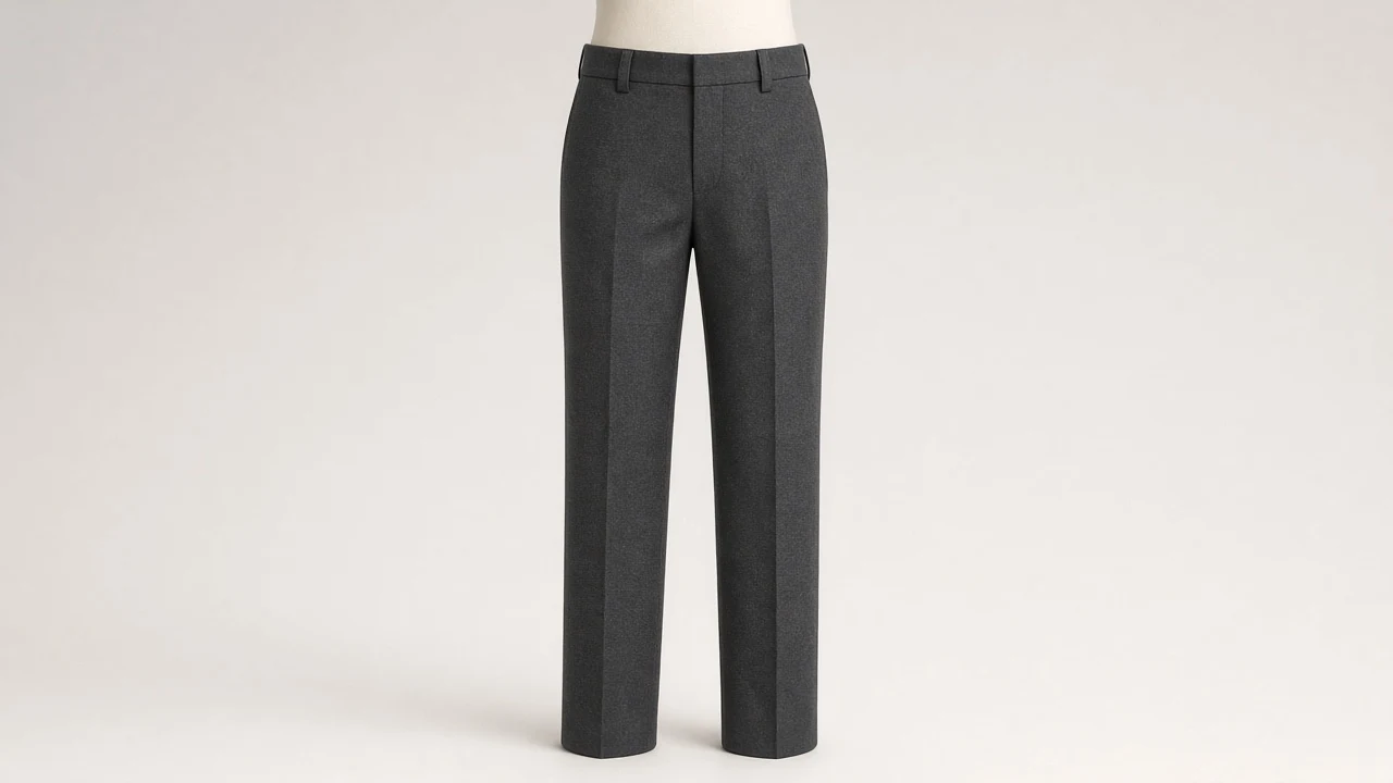 Charcoal Soft Wool Pants – Boys Charcoal Soft Wool Blend Pants | Custom Tailored