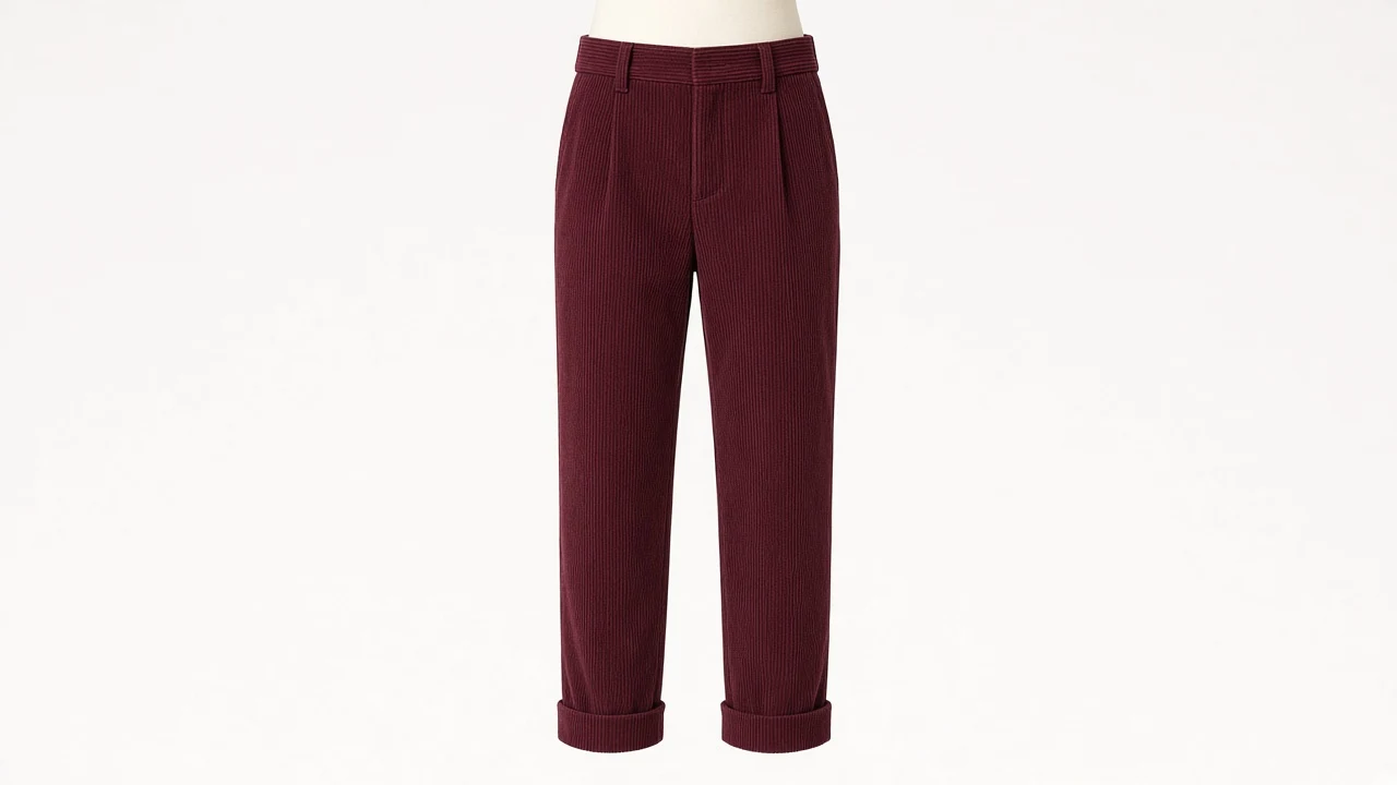 Burgundy Fine Corduroy Pants – Boys Burgundy Fine-Wale Corduroy Pants | Custom Tailored