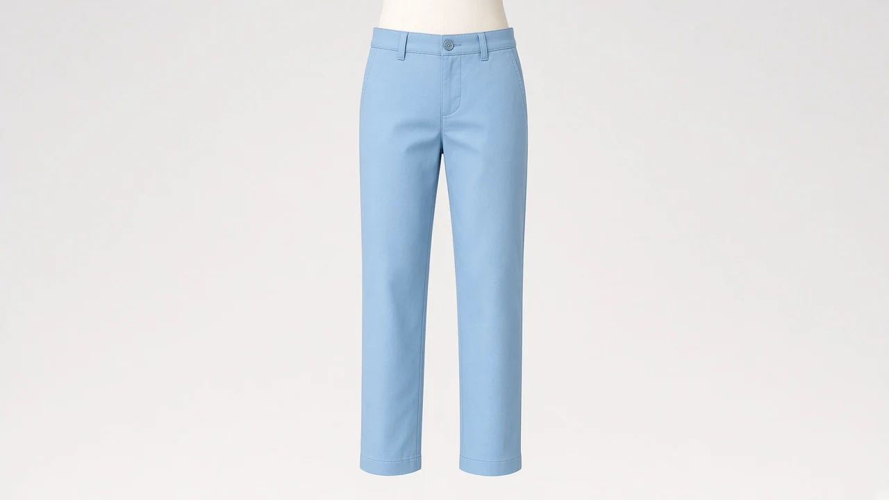 Sky Blue Cotton Slim Pants – Boys Sky Blue Cotton Slim-Straight Pants | Custom Tailored