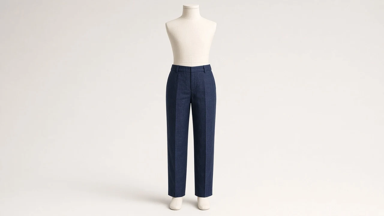 Navy Linen Pants – Girls Navy Linen Summer Pants | Custom Tailored