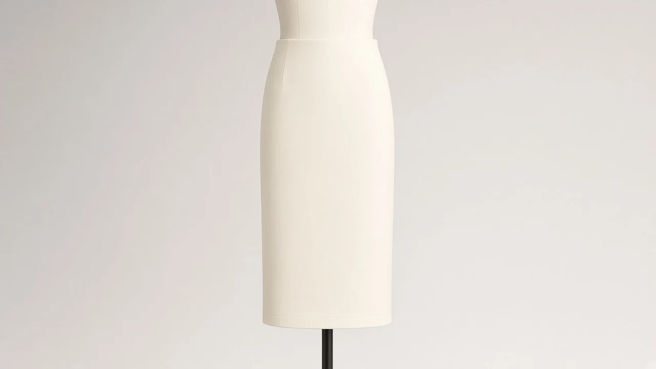 Ivory Pencil Midi Skirt – Ivory Ponte Kids Western Pencil Midi | Custom Tailored