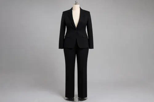 Black Blazer Pants Co-ord – Black Matching Blazer with Trousers | Custom Tailored