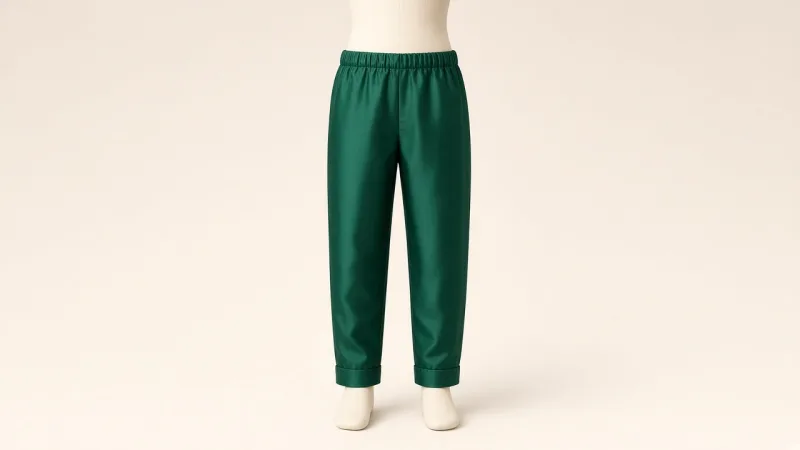 Emerald Green Silk Festive Kurta Set – Boys' Emerald Silk Festive Kurta Pajama | Custom Tailored Kids