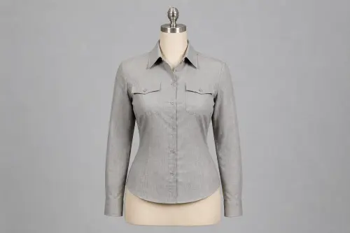 Grey Linen Shirt | Custom Tailored