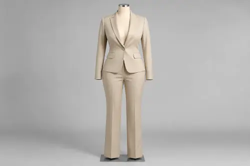 Beige Blazer Pants Co-ord – Beige Matching Blazer with Trousers | Custom Tailored