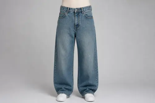 Vintage Wash Baggy Jeans – Vintage Wash Denim Oversized Baggy Jeans | Custom Tailored